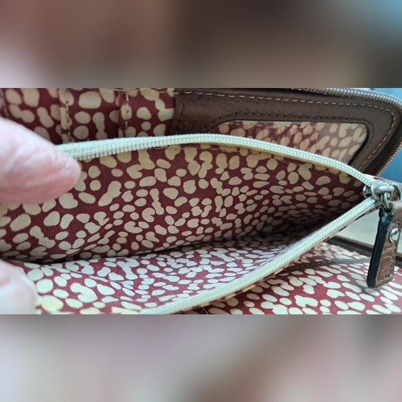 FOSSIL Key -Per Coated Canvas Multicolor Floral Wallet - Picture 12 of 15